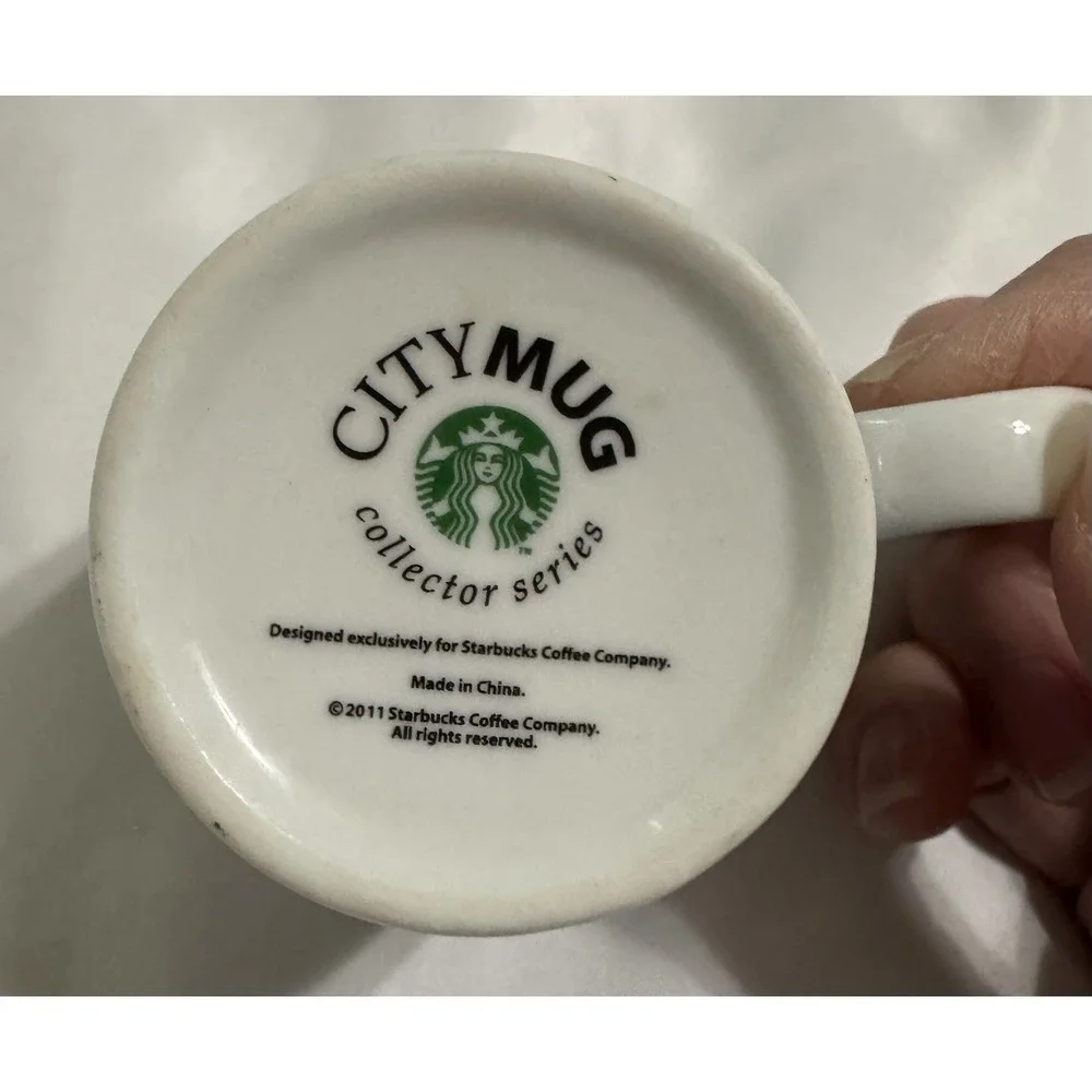 Starbucks Mini Cappuccino Espresso Cup Hong Kong City Collector Series THE PEAK